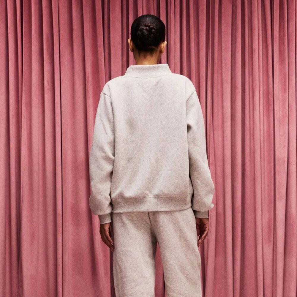 PARKE Valentine's Day Hoodie Grey Casual Preppy Style 🤍❤ - Picture 9 of 9